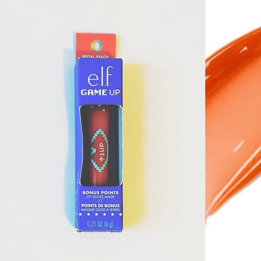 ⭐️5 For 25⭐️ elf Game Up Bonus Points Lip Gloss Mask Royal Peach